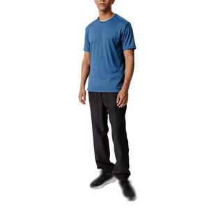 220g algodón de alta calidad de talla grande ropa de hombre camisas de impresión bordado personalizado en blanco hombres camisetas de gran tamaño cuello redondo - Product Image 1