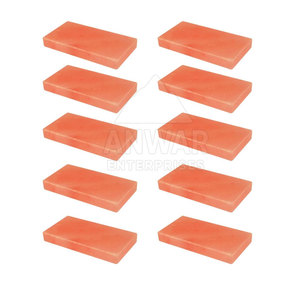 Azulejos de sal natural hechos a mano de 1x4x8 pulgadas 100% sal natural para asar a la parrilla Decoración de cocina uso - Product Image 1