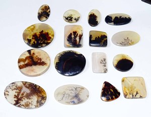 Shazar หินโมรา dendritic อัญมณี Cabochon หินอัญมณีรูปทรงผสมขายส่งและอัญมณีดีสำหรับใช้ทำเครื่องประดับ - Product Image 2