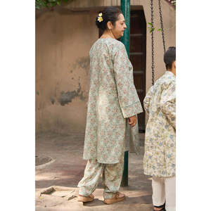 Chemise en crêpe imprimée pour usage quotidien, 1 pièce, SL-62027, décoration brodée - Product Image 5