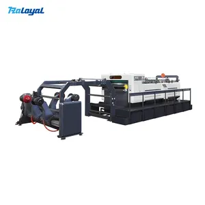 Raloyal High Productivity Automatic Thick Kraft Paper Jumbo Roll Rotary Sheeter Machine