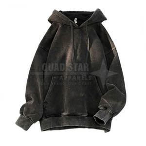 Sudaderas con capucha para hombre a precio económico, de primera calidad, nuevo diseño, 100% algodón, básicas, con efecto desgastado. - Product Image 1