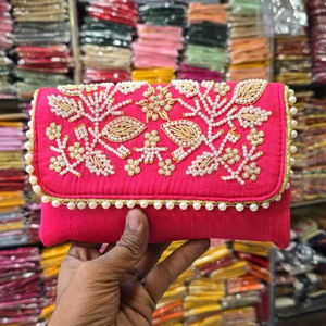 Printed Combo Set Spacious Stylish Clutch Purse for Diwali Ramadan New Year Wedding <b>Halloween</b> Return <b>Parties</b> Best Color floral - Product Image 1