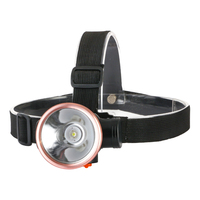 Lampe frontale LED rechargeable haute puissance 50W, lampe frontale pour le camping, la pêche, lampe torche, lampe frontale en alliage d'aluminium, rotative, étanche