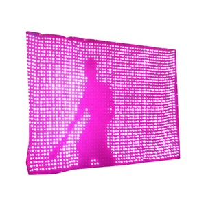 Sản phẩm sáng tạo cho Nhập Khẩu hiển thị video P50 <span class=keywords><strong>LED</strong></span> Video Rèm linh hoạt sân khấu Backdrop cho DJ Disco thiết bị - Product Image 1