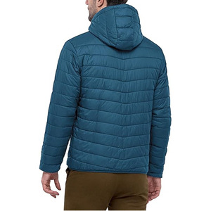 Men's Heavy Designer Canvas Puffer <b>Jacket</b> <b>Hooded</b> Oversized Bubble Coat with Puff <b>Padded</b> Custom - Product Image 2