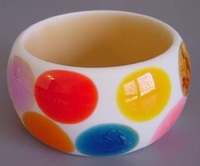 Bracelet en résine fait main pour femme, coloré, mignon, bijou fantaisie, taille et couleur personnalisables, cadeau