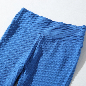 Leggings de gymnastique taille haute personnalisés pour femmes en tissu velours côtelé avec fonction push-up et poche pour l'entraînement - Product Image 5