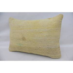 หมอนขนสัตว์สีเบจ Kantha Patchwork, 16X24นิ้ว, รูปแบบทอ - Product Image 3