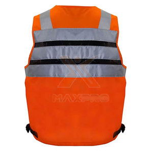 เสื้อกั๊กนิรภัย MAXPRO คุณภาพสูงแบบกำหนดเองได้ - วัสดุกันน้ำทนทาน ขนาดผู้ใหญ่ สีและโลโก้ตามสั่ง บริการ OEM - Product Image 3