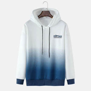 Nouveaux sweats à capuche tendance pour hommes en hiver, sur mesure, grande taille, 100% coton, polaire, uni, teint, coupe-vent, respirant, écologique, décontracté - Product Image 1