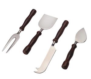 Hand-Made Wooden Handles Stainless Steel <b>Cheese</b> <b>Knives</b> <b>Set</b> of 4 - Product Image 1