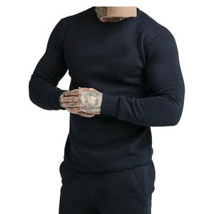 Otoño Invierno logotipo personalizado hombres Joggers conjuntos chándal sudadera y pantalones de chándal conjunto hombres Slim Fit chándales para hombres - Product Image 4