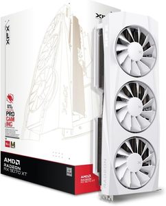LA MEJOR OFERTA en XFXs Quicksilver para Radeon RX 9070XT Edición Aire Magnético 16GB GDDR6 PCI Express Tarjeta Gráfica con Ventilador Blanca - Product Image 1