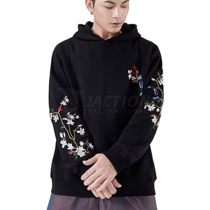 Hombres pulóver básico bordado sudaderas con capucha calidad superior nuevo diseño 100% algodón sudaderas con capucha para hombres - Product Image 1