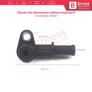 BHC656 pièce de raccordement de tuyau d'alternateur de refroidissement à eau, adaptateur de ligne de dérivation de bride de cou de générateur 94810646200 pour Cayenne Panamera - Product Image 6
