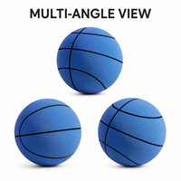 Ballon de Basket Silencieux Elite Taille 7 Mousse PU 340g Entraînement Intérieur Doux OEM