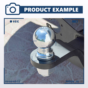 Soporte de enganche para remolque de alta resistencia de 7500 lb y 2 pulgadas con bola cromada, soportes de enganche premium - Product Image 5