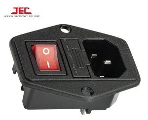 เต้ารับ JEC C14 พร้อมสวิตช์และที่ใส่ฟิวส์ - Product Image 1