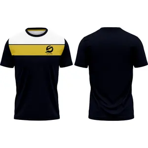 Camiseta Deportiva Transpirable Personalizada de Manga Corta, Secado Rápido, Poliéster, para Gimnasio, Fitness, Entrenamiento, Estilo Deportivo - Product Image 5