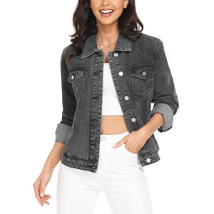 แจ็กเก็ตผ้ายีนส์แฟชั่นผ้ายีนส์ผ้ายีนส์ผ้ายีนส์ผ้ายีนส์ผ้ายีนส์ผ้ายีนส์ผ้ายีนส์ยืดได้สำหรับฤดูใบไม้ผลิและฤดูใบไม้ร่วง - Product Image 4