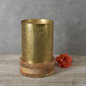 Superior Quality Unique Lightning Candle Jar Advantageous Design <b>Gold</b> Plated Concrete Style <b>Candlestick</b> <b>Holder</b> Affordable Price - Product Image 4