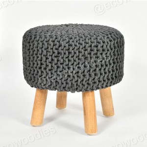 Taburete otomano moderno y conjunto de PUF de tela tapizada, banco de almacenamiento con incrustaciones de hueso, mesa de consola, taburete de PUF otomano con acento - Product Image 3