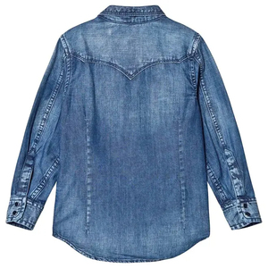 Chemise en jean décontractée pour femmes - Apparence élégante, douce et durable, écologique, respirante, coupe régulière - Product Image 2