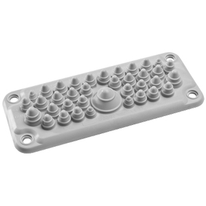 Per SCHNEIDER ELECTRIC NSYAECPFLT35 Set di pannelli a membrana per ingresso cavi tipo FL21 con 35 ingressi IP66 - Product Image 1