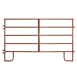 Panel de Corral para Ganado de Acero Galvanizado en Caliente, Tubo Redondo de 6 Ovalaciones, 8 pies, 10 pies, 12 pies, 16 pies, Resistencia Media - Product Image 4