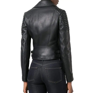 Nouvel arrivage de veste en cuir pour femmes de haute qualité, respirante, imprimée, technique tricotée, toile à motif solide, quantité minimale de commande bas pour l'hiver - Product Image 4