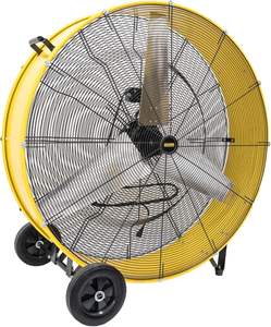 New Arrivals 45inch Industrial Drum <b>Fan</b> with 4/5HP Powerful Motor Heavy Duty Barrel Structure and 8 inch Wheels - Product Image 1