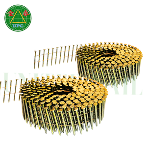 Clavos de bobina de alambre de paleta de 1-3/4 pulgadas 9000 piezas con estilos de cabeza a cuadros de vástago liso/tornillo/anillo para paletas - Product Image 6