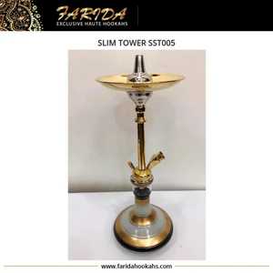 Cachimbas de estilo lujoso de latón delgado de calidad superior con técnicas de laca - Product Image 2