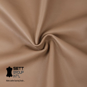 ¡Genuino 1,1-1,3 MM Premium Grade OEM! Cuero de vaca de corteza de grano caqui completo para faldas zapatos artesanales cinturones cliente de confianza - Product Image 1