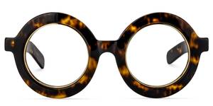 กรอบแว่นตาอะซิเตทสีน้ำตาลสุดหรูสไตล์แพนโต้ - Product Image 5
