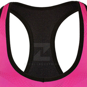 Soutien-gorge de sport pour femme sans couture, mélange de spandex/nylon de qualité supérieure, écologique, séchage rapide, respirant, maintien élevé, ajustement confortable pour le yoga - Product Image 5