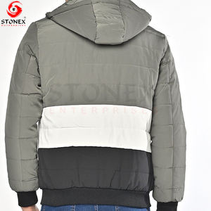 เสื้อโค้ทกันลมกันลมสำหรับผู้ชายไซส์พิเศษปรับแต่งได้เสื้อโค้ทสำหรับฤดูหนาวแจ็คเก็ตบอมเบอร์ทรงโอเวอร์ไซส์ผ้าไนลอนโพลีเอสเตอร์แนวสตรีท - Product Image 5