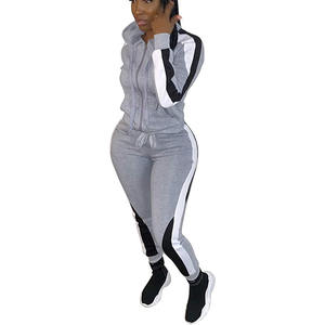 Survêtement personnalisé de haute qualité à fermeture éclair pour femmes, coupe ajustée, vêtements décontractés, ensemble de jogging, collection spéciale d'hiver, prix avantageux - Product Image 4