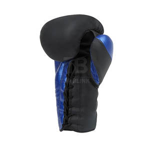 Guantes de cuero con cordones ajustables personalizados al por mayor para deportes, artes marciales y boxeo - Product Image 6