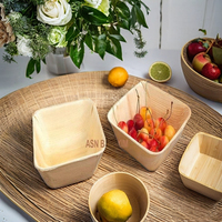 <strong>Best</strong> <strong>Selling</strong> Eco-Friendly <strong>Disposable</strong> Bamboo Square Plates Biodegradable Areca Palm Leaf Rice Dish <strong>Tableware</strong> Customized Color
