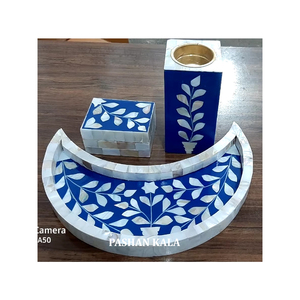 Fabricante indio nuevo aspecto clásico diferentes formas y diseño quemador Bakhoor de madera con nácar para decoración del hogar - Product Image 1
