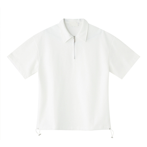 Ensemble polo et short de sport d'été décontracté pour hommes, survêtement à séchage rapide, épaules tombantes et couleur unie, vente en gros - Product Image 3