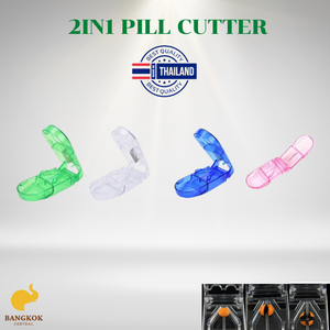 Coupe-pilule pour petites ou grandes pilules, coupe-pilule professionnel, boîte en plastique pour médicaments, meilleure qualité, vente en gros depuis la thaïlande - Product Image 4