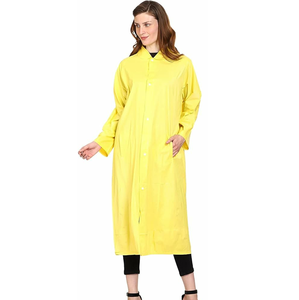 OEM transpirable de alta calidad personalizado 100% poliéster elegante a prueba de viento impermeable abrigos de lluvia para al aire libre - Product Image 3