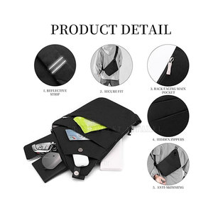 Sac à bandoulière durable de haute qualité pour hommes, nouvelle mode populaire à la mode avec fermeture à glissière, sac à bandoulière en polyester - Product Image 3