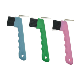 Brosse en plastique réutilisable de choix de sabot de cheval de logo personnalisé en gros d'usine de produits de soin de cheval pour le toilettage - Product Image 3