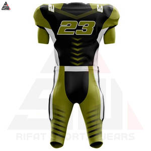 Uniformes de fútbol americano de nuevo diseño de moda, uniformes de fútbol americano sublimados con impresión personalizada para conjuntos de equipos - Product Image 4