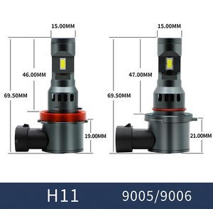 Bombilla de faro led super mini h7, modelo popular, <span class=keywords><strong>2023</strong></span> w, 16000lm, ajuste perfecto para todos los coches, plug and play, 100 - Product Image 5