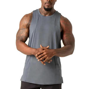 Nuevo diseño Bamboo Men s Gym Tank Top Elastano Gym Ropa Muscle Fit Tank Top - Product Image 1